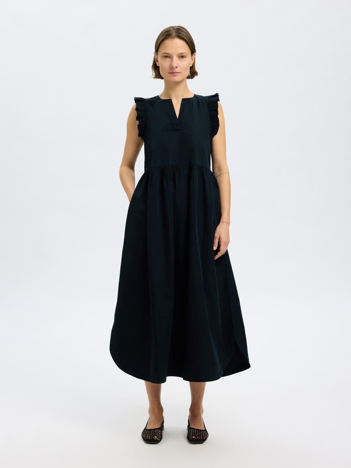 Blair Ida Lang Kjole - Sort/ Black