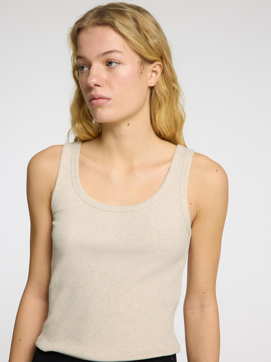 Anna Tank-Top - Beige/ Oatmeal
