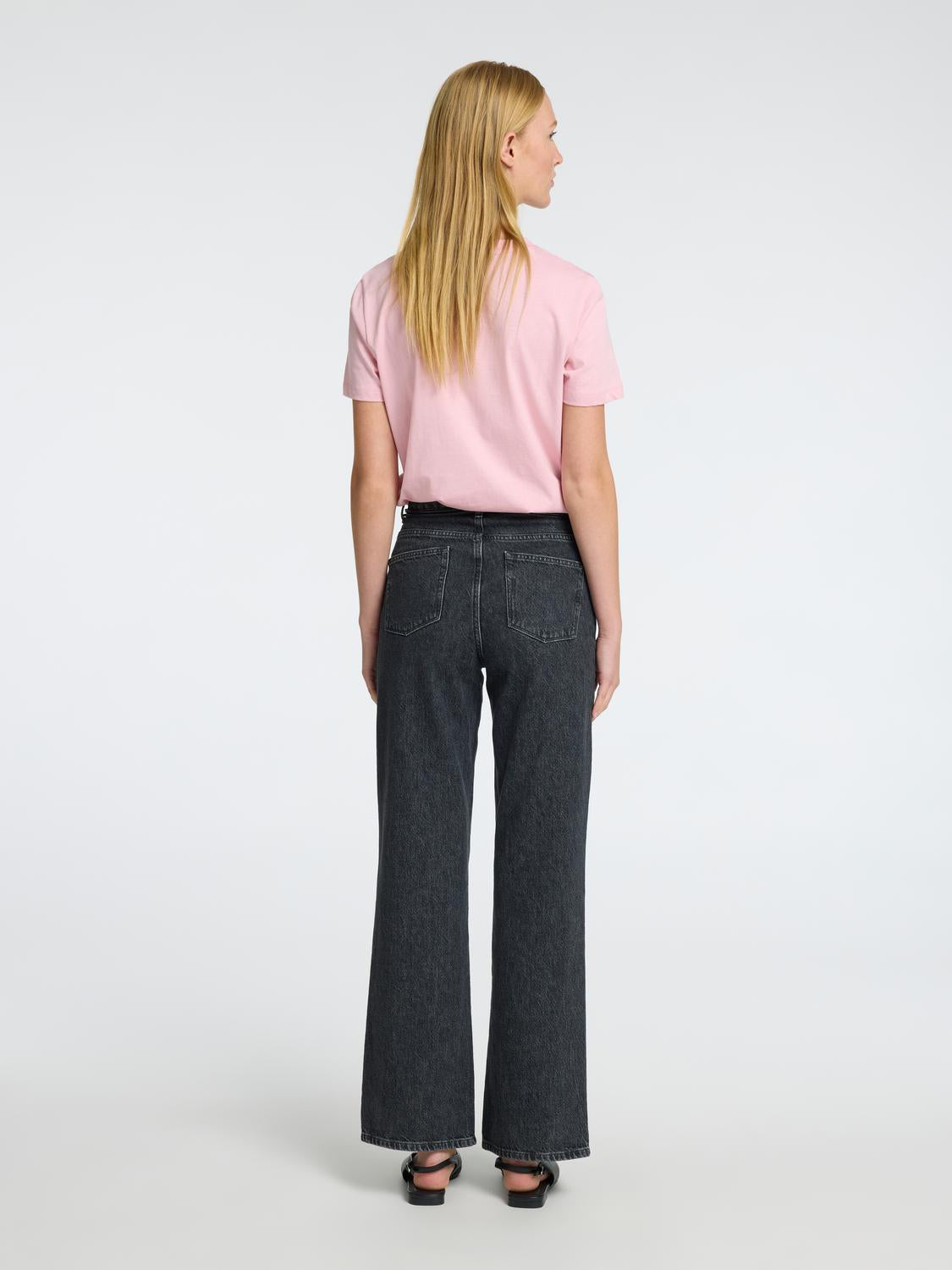 My Essential  O-Neck T-Shirt - Rosa/ Bleached Mauve