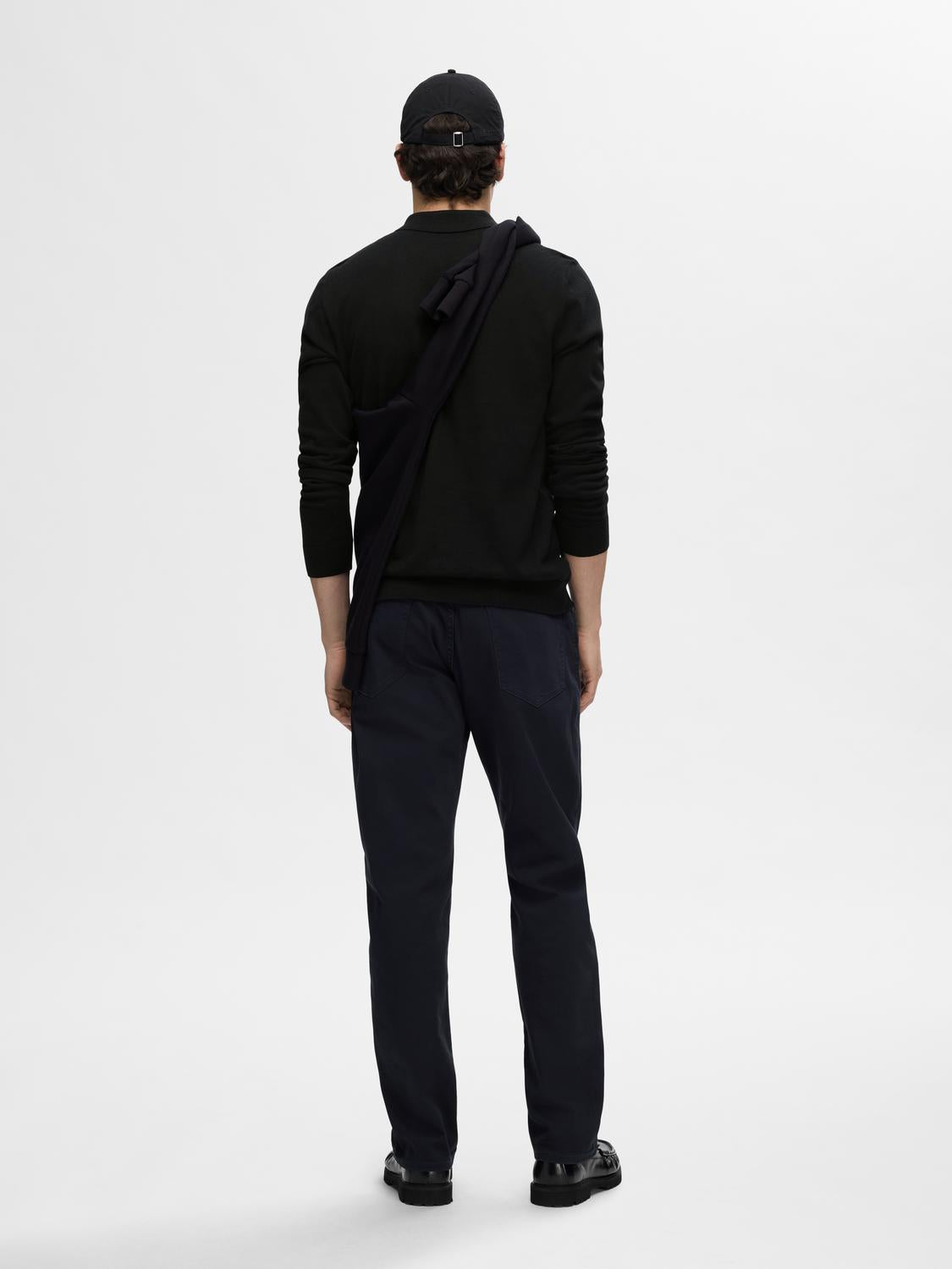 Berg Half Zip Genser - Black