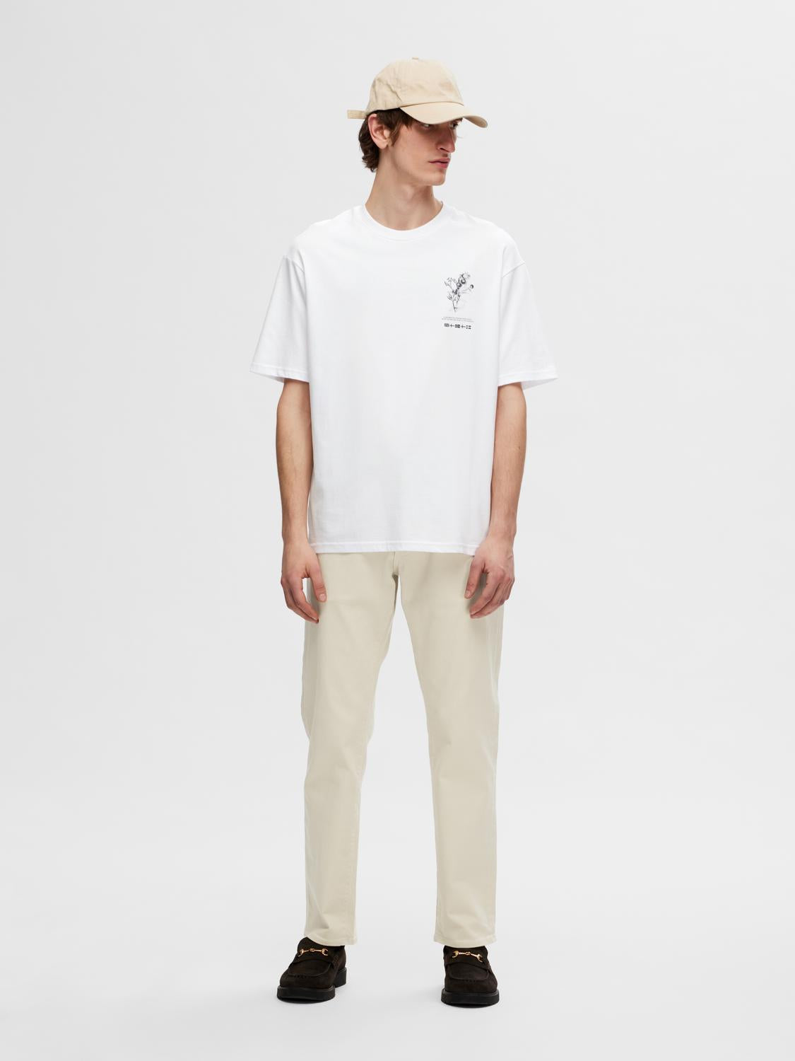 Straight Ben Marlon Jeans - Beige/ Oatmeal