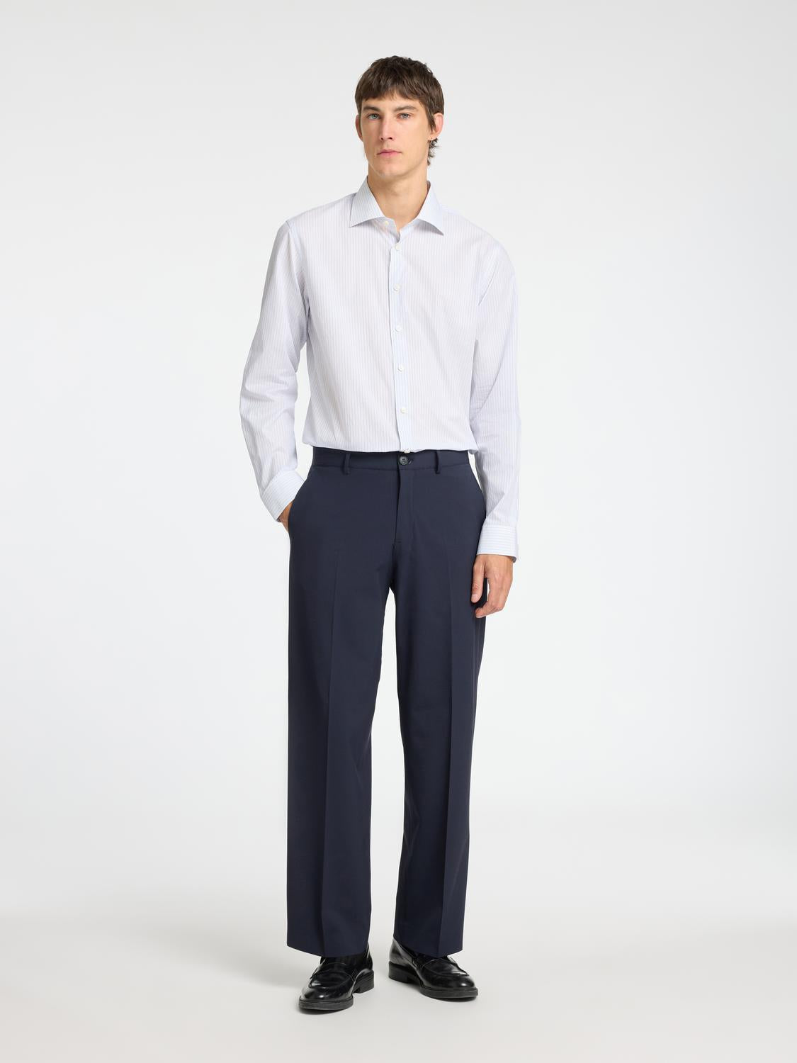 Slim Luca Skjorte - Hvit/ Bright White