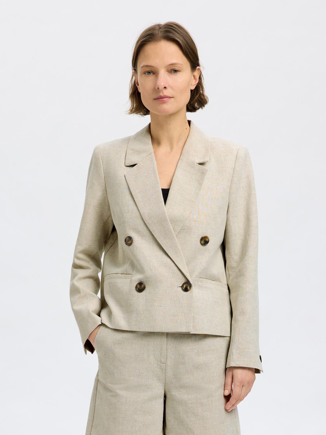 Venja Blazer - Beige/ Nomad