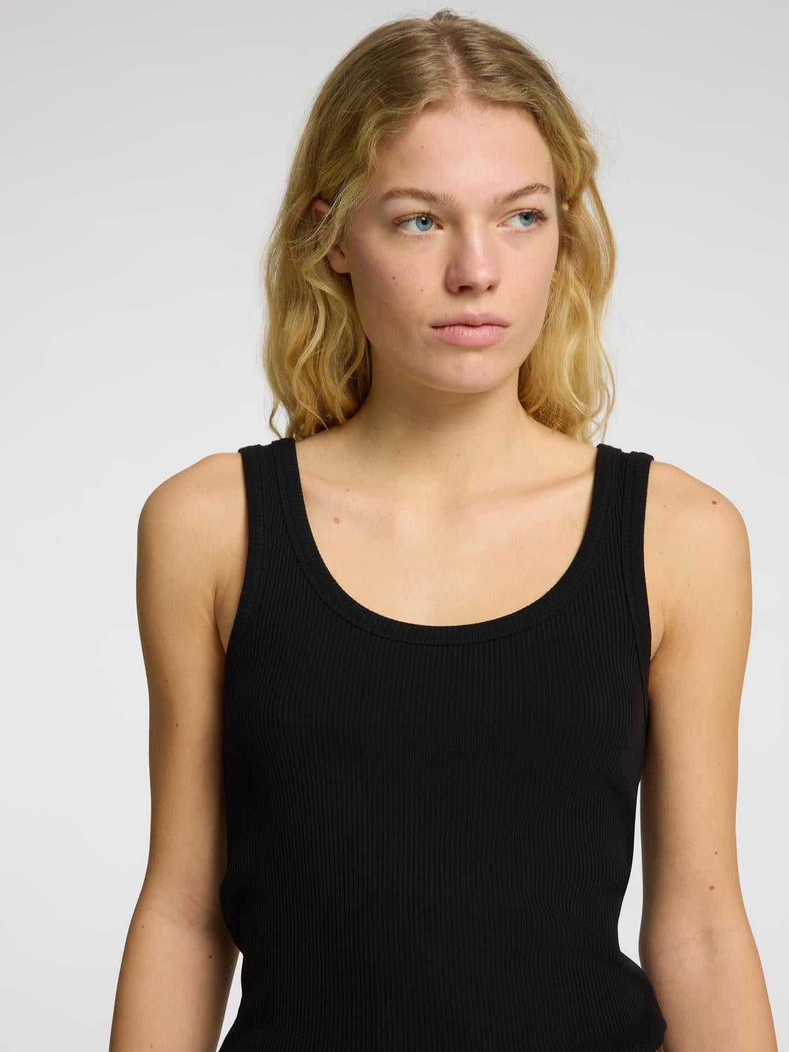 Anna Tank-Top - Sort/ Black
