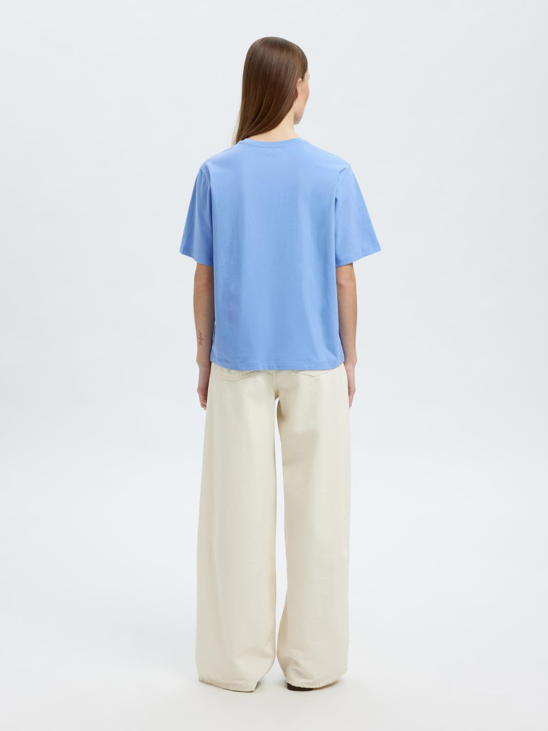 Vilja T-Skjorte  - Blå/ Cornflower Blue