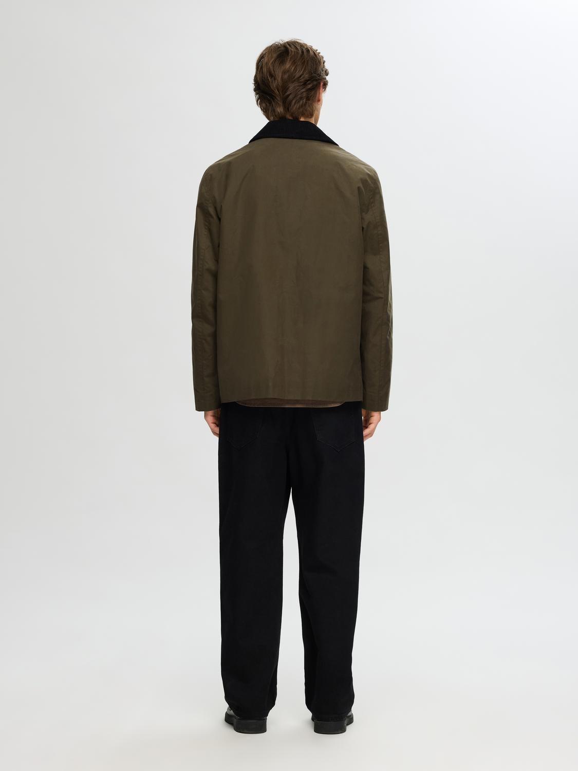 Walter Oilskin Jakke - Grønn/ Grape Leaf