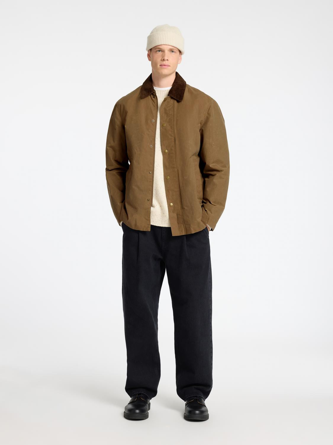 Walter Oilskin Jakke - Brun/ Ermine