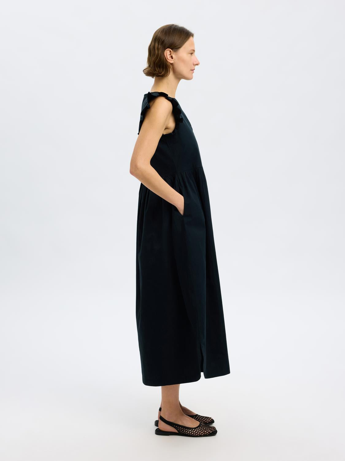Blair Ida Lang Kjole - Sort/ Black