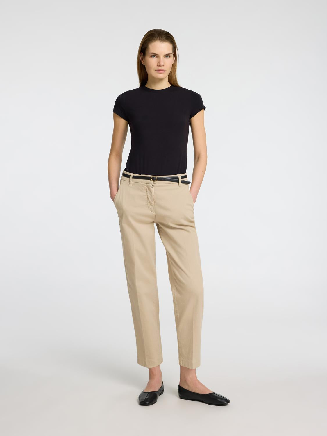 Vera Rita Chinos - Beige/ Island Fossil