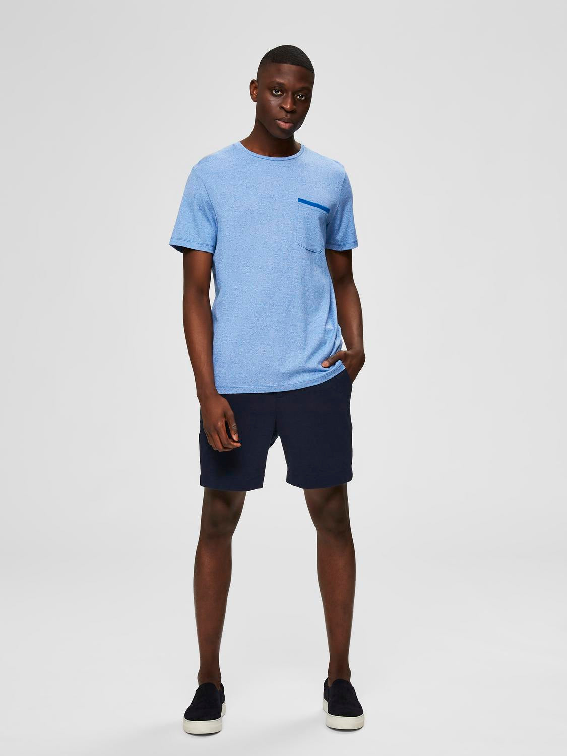 Dover T-Shirt - Blå/ Baleine Blue