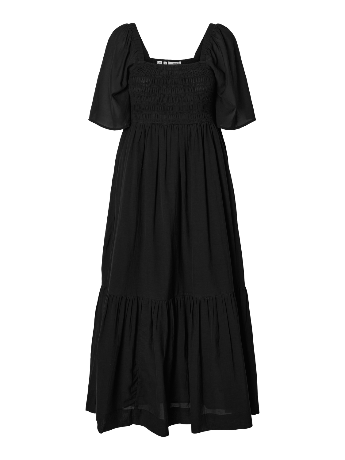 Dora Lang Kjole - Sort/ Black