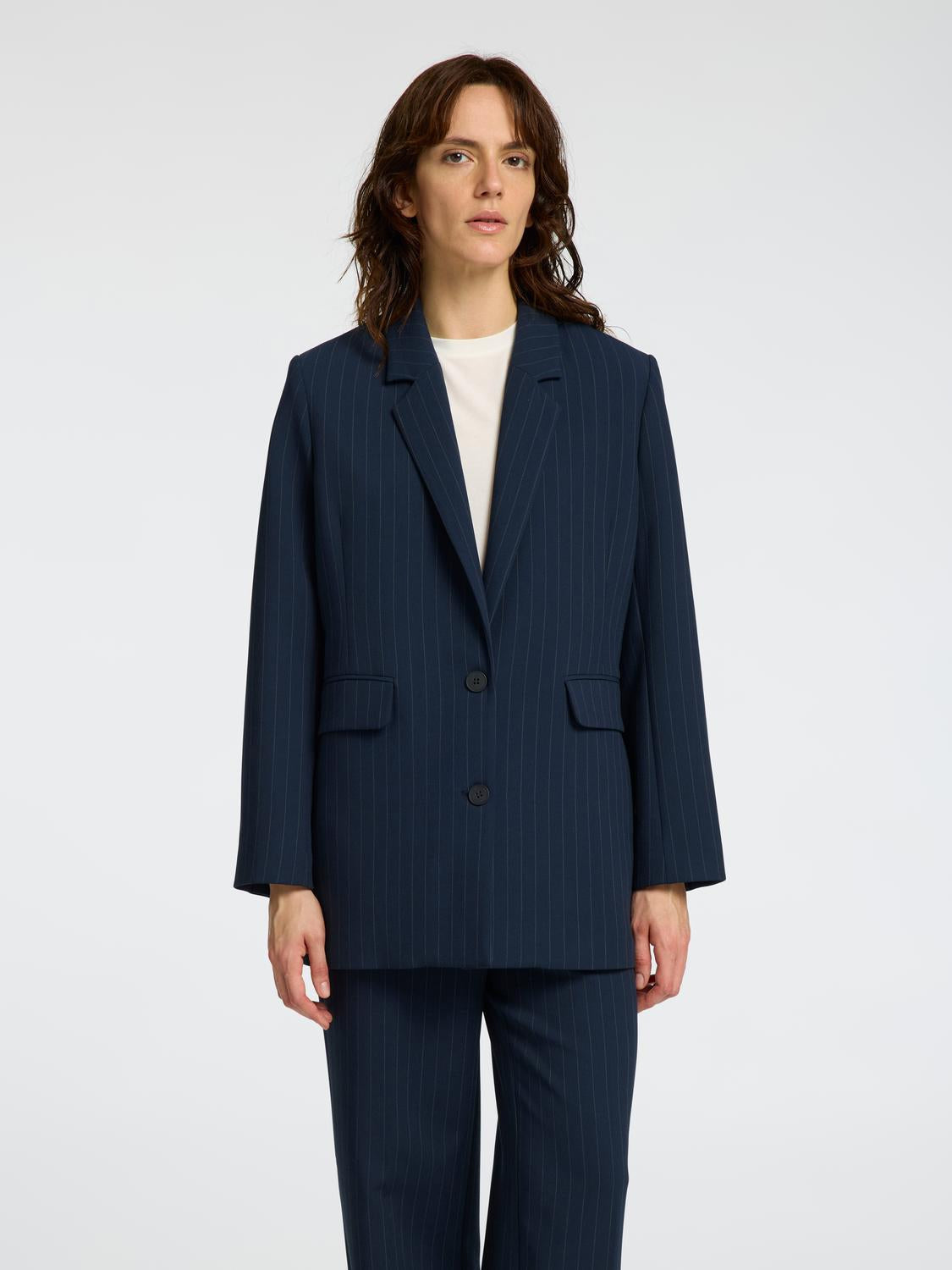 Rita Relaxed Blazer - Dark Sapphire