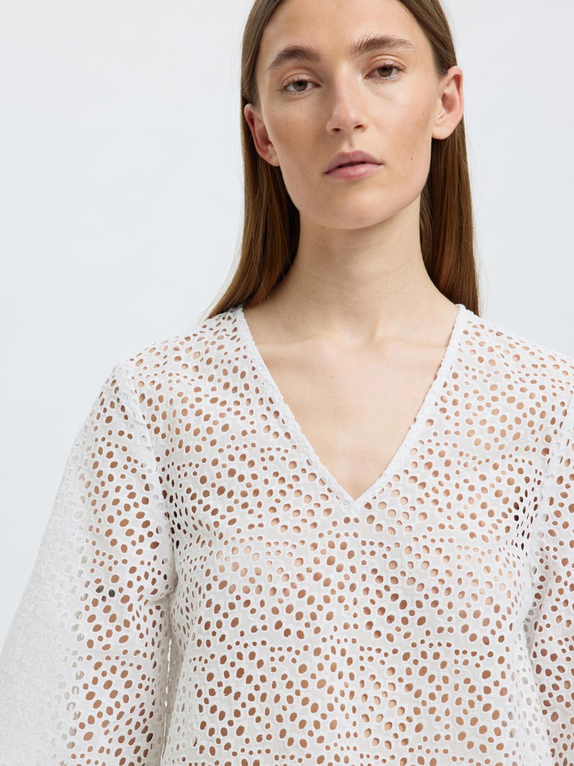 Laerke Topp - Hvit/ Bright White