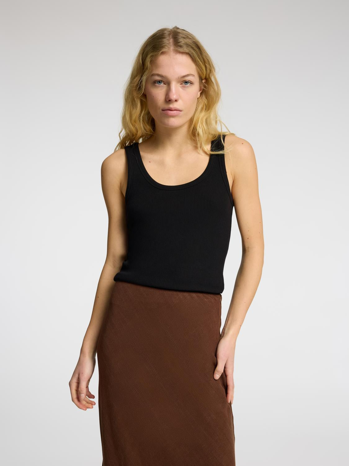 Anna Tank-Top - Sort/ Black