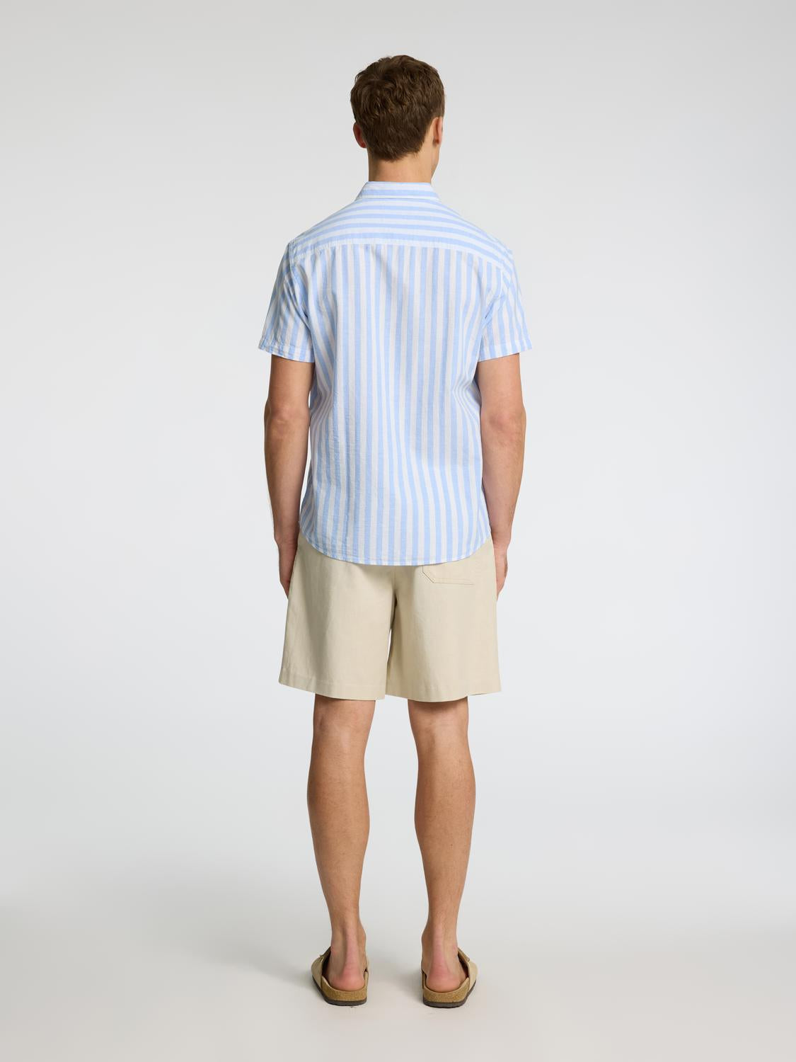 Regular Sun Kort Arm Skjorte - Cashmere Blue