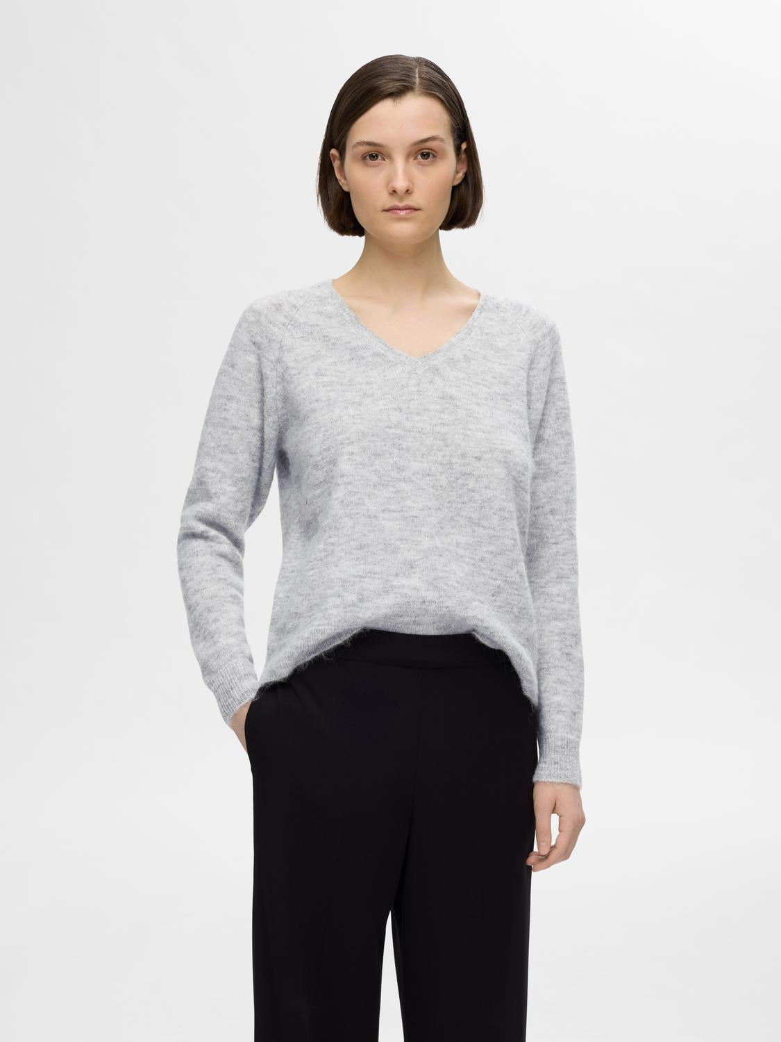 Lulu Genser - Grå/ Light Grey Melange