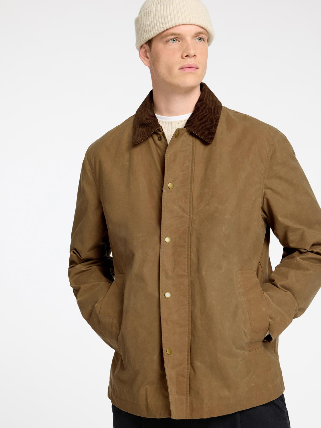 Walter Oilskin Jakke - Brun/ Ermine
